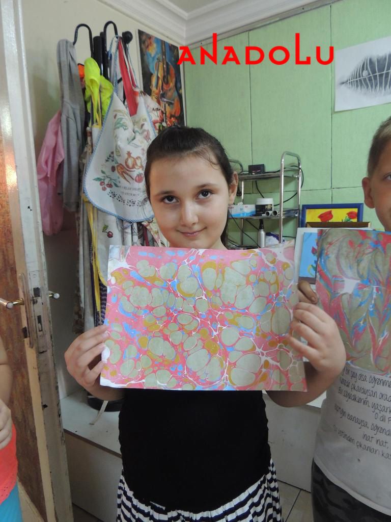 Hatayda Çocuklara Yönelik Özel Ebru Eğitimleri