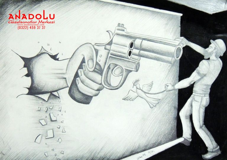 Anadolu Güzel Sanatlar İmgesel Çizim Örnekleri Hatayda