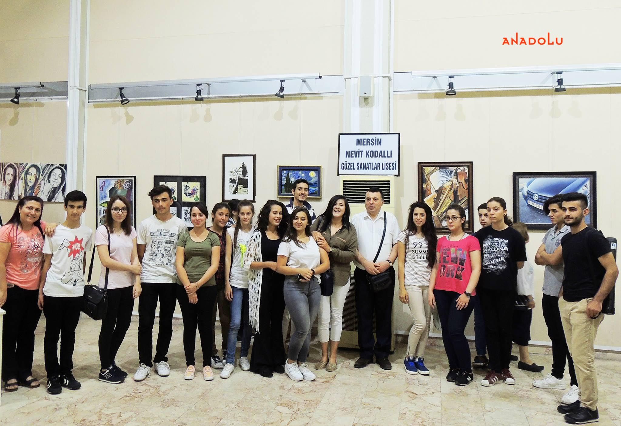 Anadolu Güzel Sanatlar Resim Sergilerden Hatayda